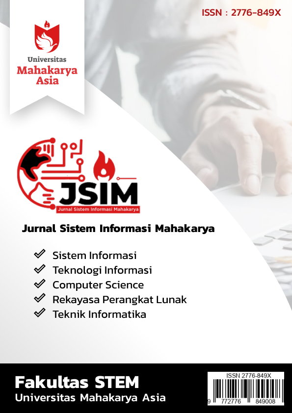 					Lihat Vol 9 No 1 (2026): Jurnal Sistem Informasi Mahakarya (JSIM)
				